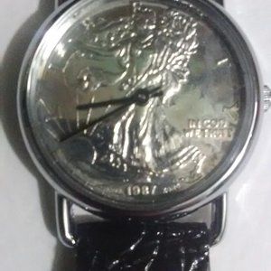 Commemorative Walking Silver Liberty Watch